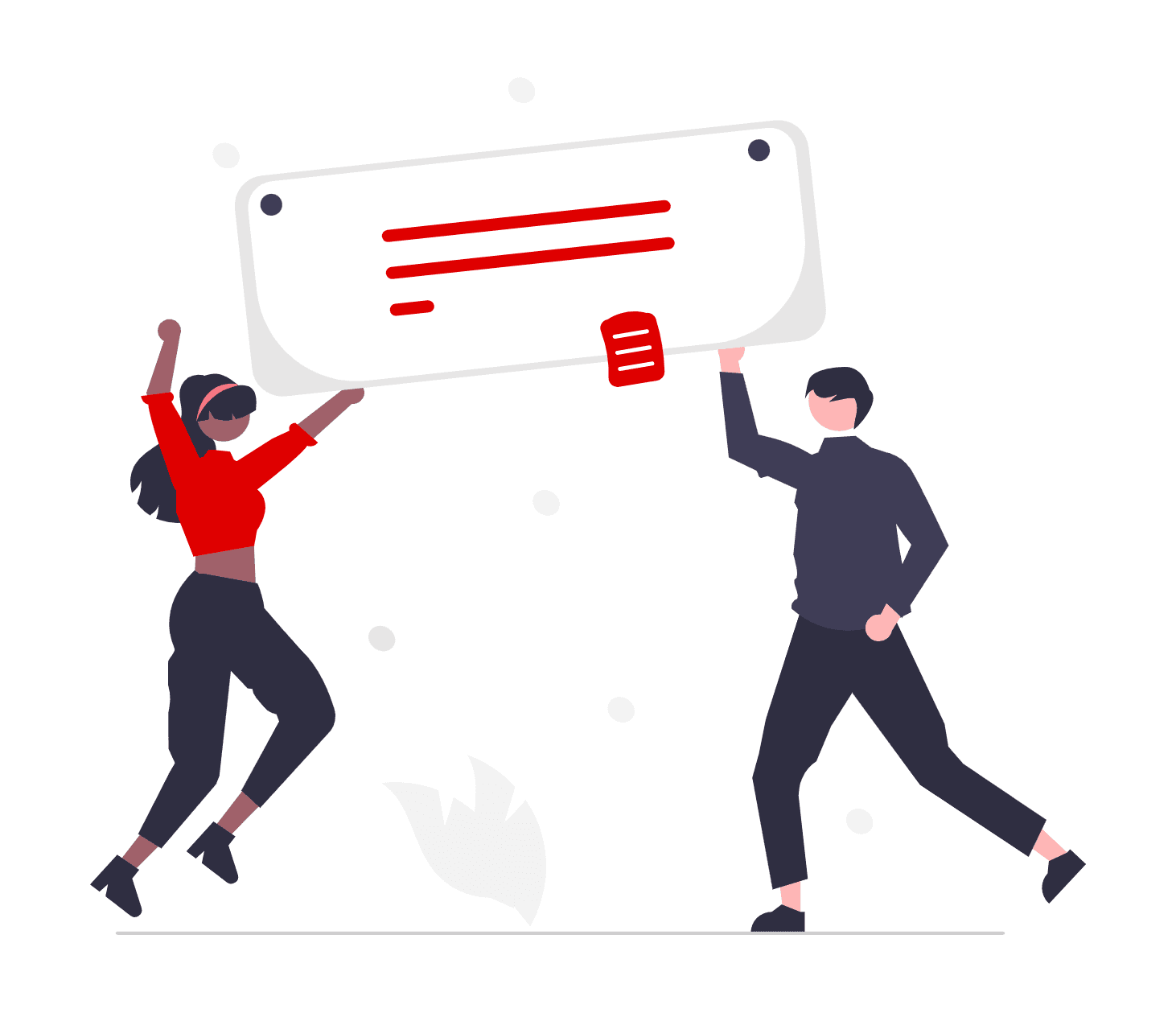 undraw happy-announcement 23nf